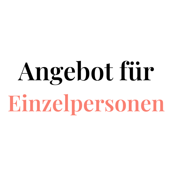 Angebot für Einzelpersonen von Mara Straßen Angebot für Einzelpersonen in schwarzer und roter Schrift.